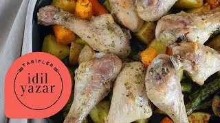 Fırında Sebzeli Tavuk Tarifi - İdil Yazar - Yemek Tarifleri
