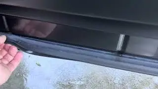 Water trapped in Toyota RAV4