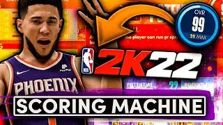 BEST DEVIN BOOKER BUILD 2K22 NEXT GEN! | AMAZING SCORING MACHINE BUILD NBA 2K22!