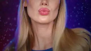 ASMR | CLOSE-UP KISSES & EAR BLOW | Breathy Mouth Sounds & Positive affirmation | Isabel imagination
