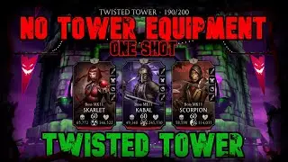 Twisted Tower 190 Battle One Shot  No Tower Equipment!