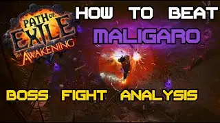 Path of Exile - How to beat Maligaro - Indepth Boss Fight Analysis