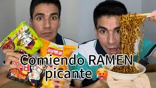 COMIENDO RAMEN 🍜 DE LOS CHINOS Y EL MÁS PICANTE🌶️🥵