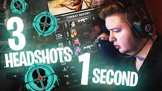 THREE HEADSHOTS IN LESS THAN A SECOND - tabz Valorant Highlights #1