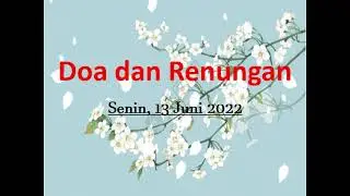 Doa Pagi - Senin, 13 Juni 2022