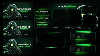 [FREE] Twitch Overlay Pack – Tactical V1 Theme for OBS & Streamlabs (2025)