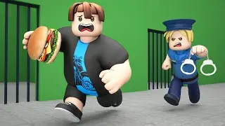 ROBLOX Brookhaven 🏡RP - FUNNY MOMENTS: Fat Prisoner JAILBREAK | Roblox Jack