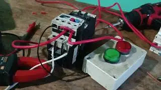 sistema de protección de un motor con solo contactor y rele termico