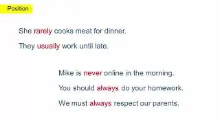 Adverbs of Frequency - Advérbios de frequência