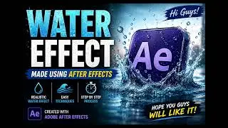 💧 Realistic Water Effect Animation | After Effects & Premiere Pro