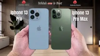 Iphone 13 Pro vs Iphone 13 Pro Max  Full comparison ⚡Which one is Best