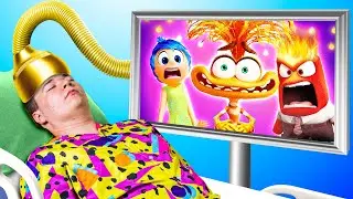 Inside Out 2! Joy Goes to Emotion Jail in Real Life | Funny If Emotions Rules Me! by Crafty Hacks