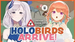 【Untitled Goose Game】With Kiara-senpai!!! BIRDS TOGETHER STRONG 