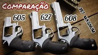 RT 608, RT 627 e RT 605 em CALIBRE 357 Magnum - ( COMPARAÇÃO)