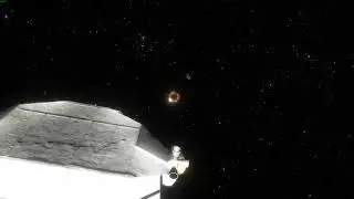 Space Engine Zen - 2022-05-16 lunar eclipse from Tranquility Base