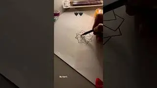 Day-19 (How to add depth in overlapping shapes) #shortsfeed #trending#viral#100dayschallenge