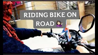 Learned How to Ride a Bike With Brother || Beginner 💁🏻‍♀️