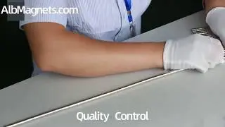 Magnet magnetization inspection and packing process