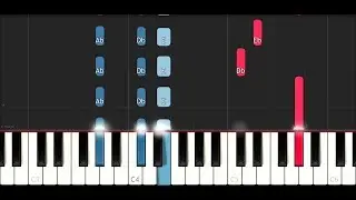 XXXTentacion - Never (SLOW EASY PIANO TUTORIAL)