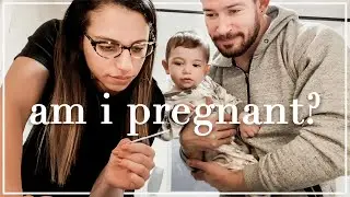 AM I PREGNANT? | Taking A Live Pregnancy Test | TTC Journey Baby #2