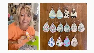 Christ & Crafting with Hiedi Scott - Easy Decoupage Earrings - Hearing God’s Voice in our Lives