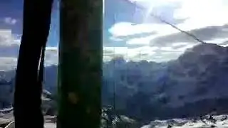 Спуск с Эльбруса на канатке