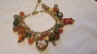 Chunky charm bracelet custom order