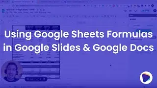How to use Google Sheets formulas in Google Slides and Google Docs