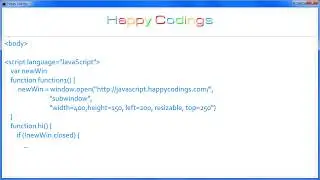 JavaScript | Open a new window and close it