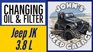 Jeep Wrangler 3.8 L Oil and Filter Change (Bonus - Engine Flush)