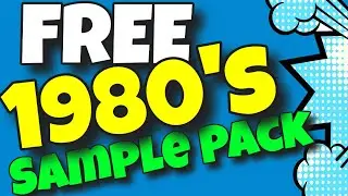 FREE 80's SAMPLE PACK -  FUNK DANCE - Guitar - Drums - Bass - keys - drum kits