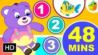 12345 Once I Caught A Fish Alive & Lots of Nursery Rhymes | 48 Minutes Compilation | Magicbox Kids