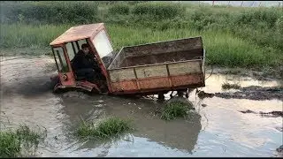 Tractor t 25 couldn’t you? Test drive in the swamp
