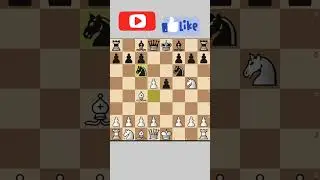 Быстрый мат в защите Двух коней🐴♟️ #chess