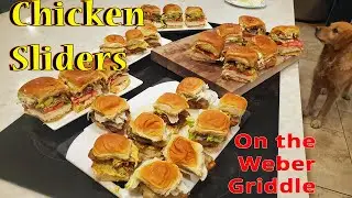 Chicken Sliders - 3 ways on the griddle   #griddlerecipes
