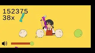 Rhythm Game - Powerful Wind (Mobile web Gameplay)