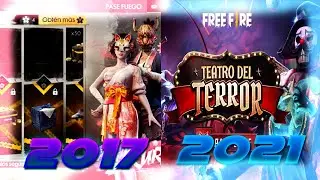 LA EVOLUCION DE LOS PASES ELITE DE FREE FIRE (2017-2021) *Todos los pases elite de free fire*