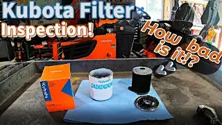 Kubota BX- WHATS IN MY OIL FILTER?!