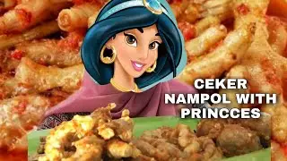 MAKAN CEKER PAKE FILTER PRINCCES JASMIN ANTARA LUCU DAN SEREM !!!