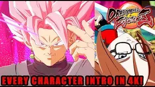 DRAGON BALL FighterZ - Every Character INTRO in 4K! (Japanese Voices) - PC PS4 XB1