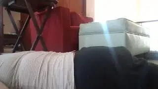 Chubby Girl Tries Sit Ups and Push Ups