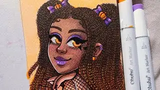 TikTok Halloween Filters Art Compilation! [@creative_carrah]