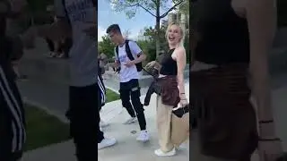 Je fais semblant d’embrasser des inconnus dans la rue ! (Expérience sociale)