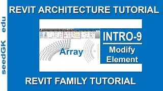 Autodesk Revit Tutorials ગુજરાતીમાં-Beginner Tutorial in Gujarati 9-Array Command