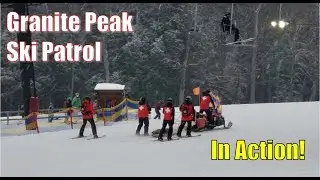 The Granite Peak Ski Patrol In Action (Rib Mountain)