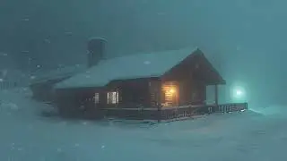 Ultimate Freezing Snowstorm Sounds for Sleeping in Mount Erciyes, Turkey┇Strong Blizzard to Sleep