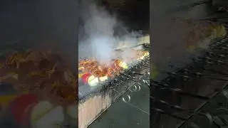 Шашлык от Маке #cutebaby #food #bbq #funny #grill #шашлык #streetfood #hair #chicken #kabab