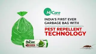 BinCare OXO - Biodegradable Garbage Bags with Pest Repellent Technology