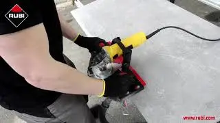 NEW: Rubi Pro Edger - Tile Bevelling & Mitring System For Angle Grinders - buybrandtools.com