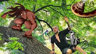 Disney in real life! Tarzan, Pocahontas and The Jungle Book characters in one place! Procreate art